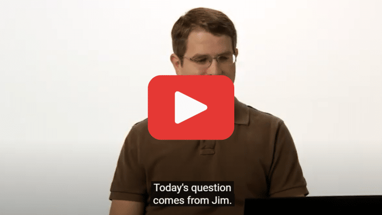 A video thumbnail of Google's Matt Cutt answering questions about hidden content penalties.